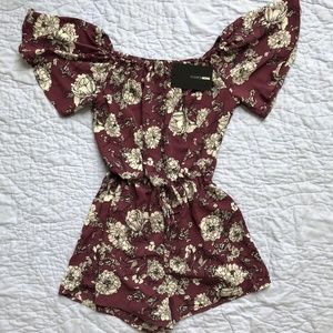 Fashion Nova Napa Valley Floral Romper